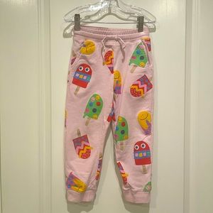 Stella McCartney Kids | Pink sweatpants with popsicle prints | Size 5